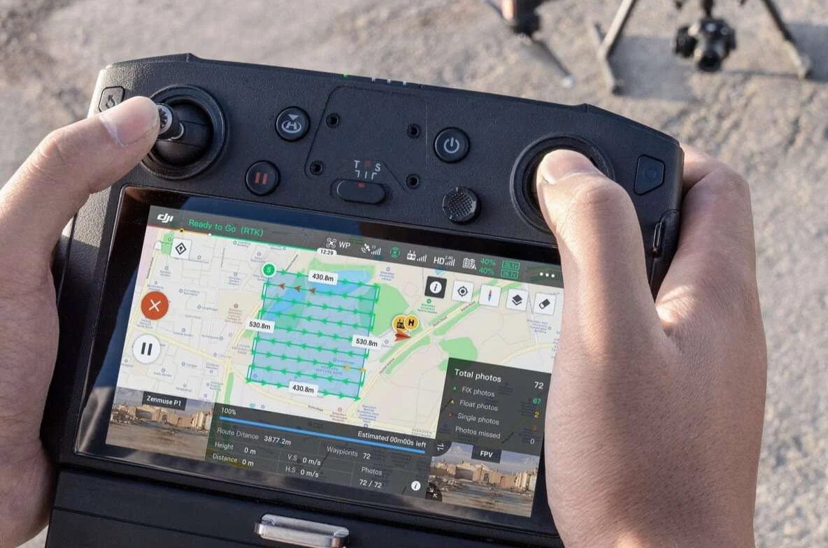 DJI Zenmuse P1 photogrammetry camera - Fieldwork Report