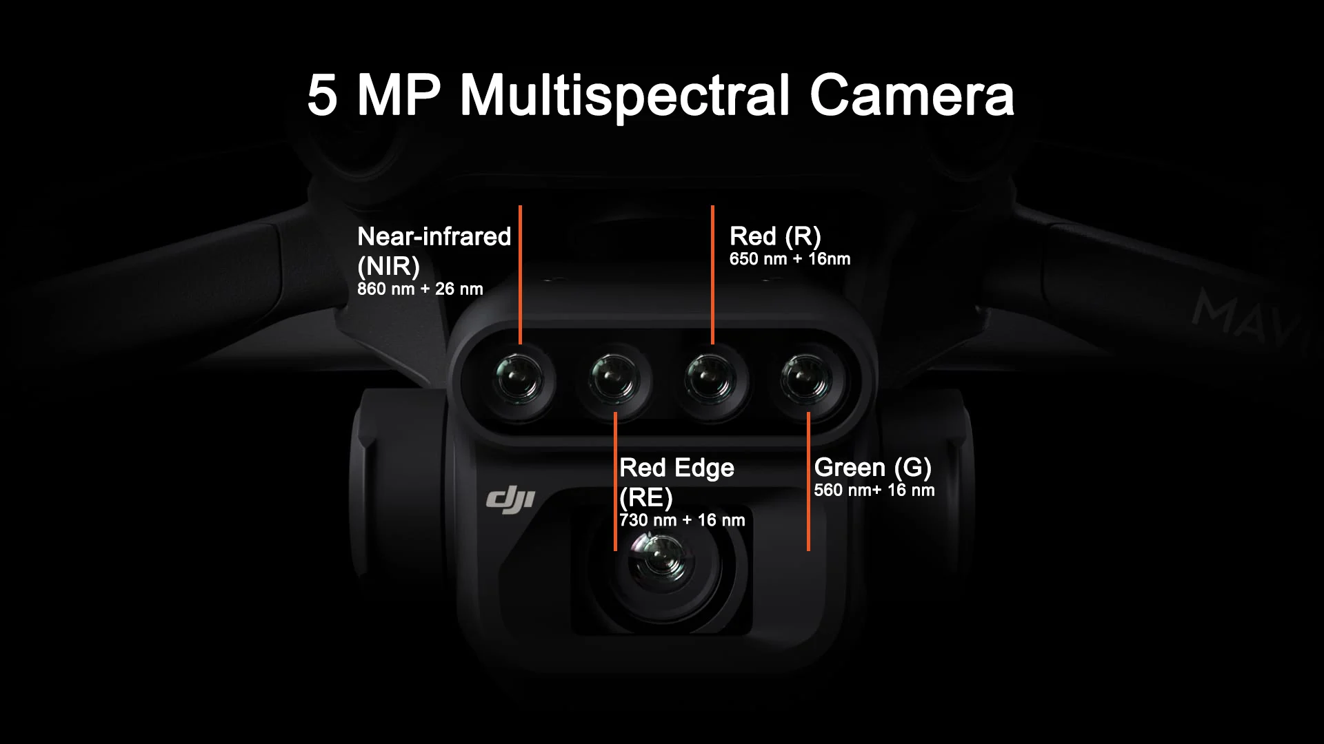 DJI Mavic 3M multispectral drone - Highly integrated imaging system