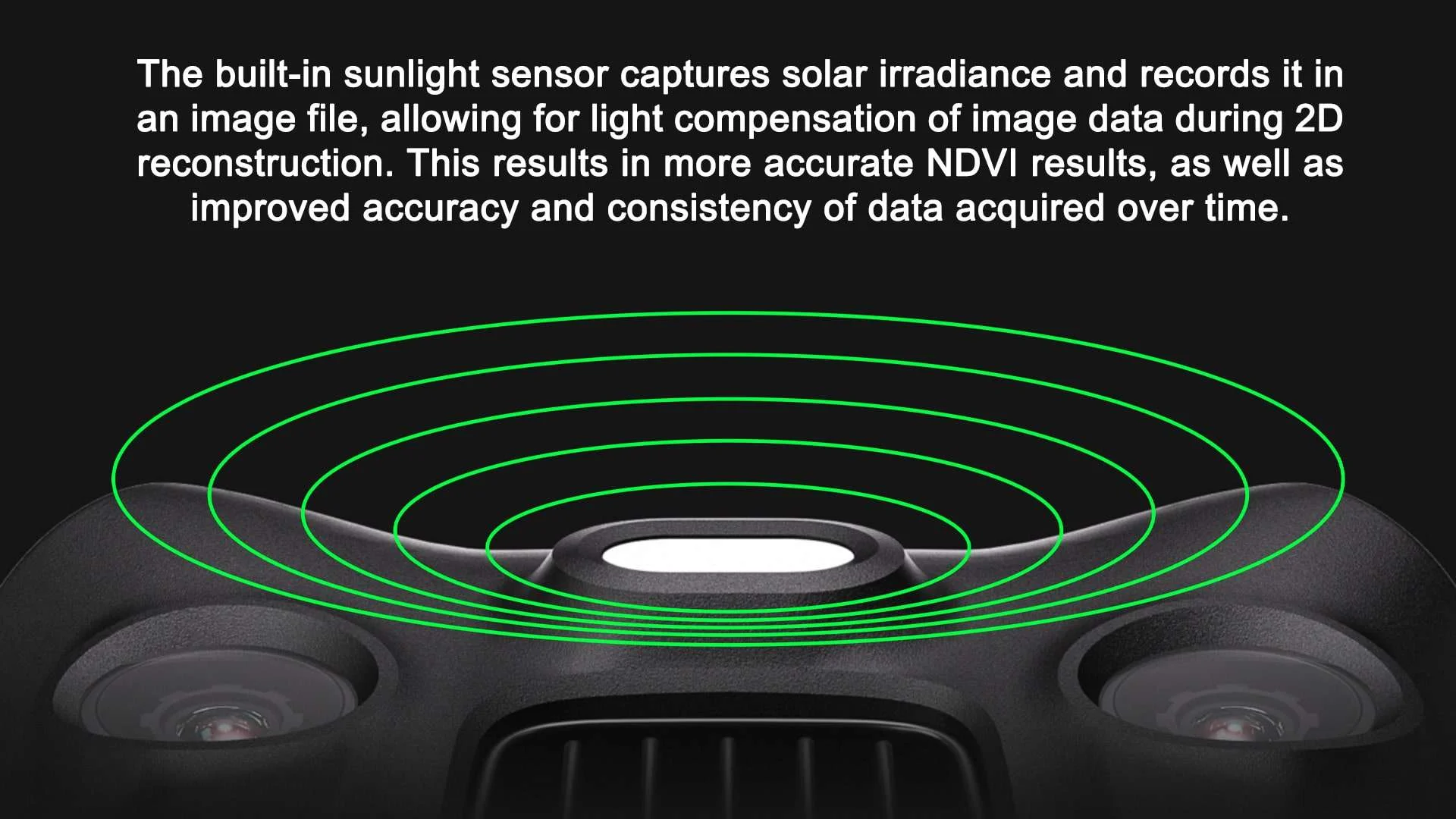 DJI Mavic 3M multispectral drone - Sunlight Sensor