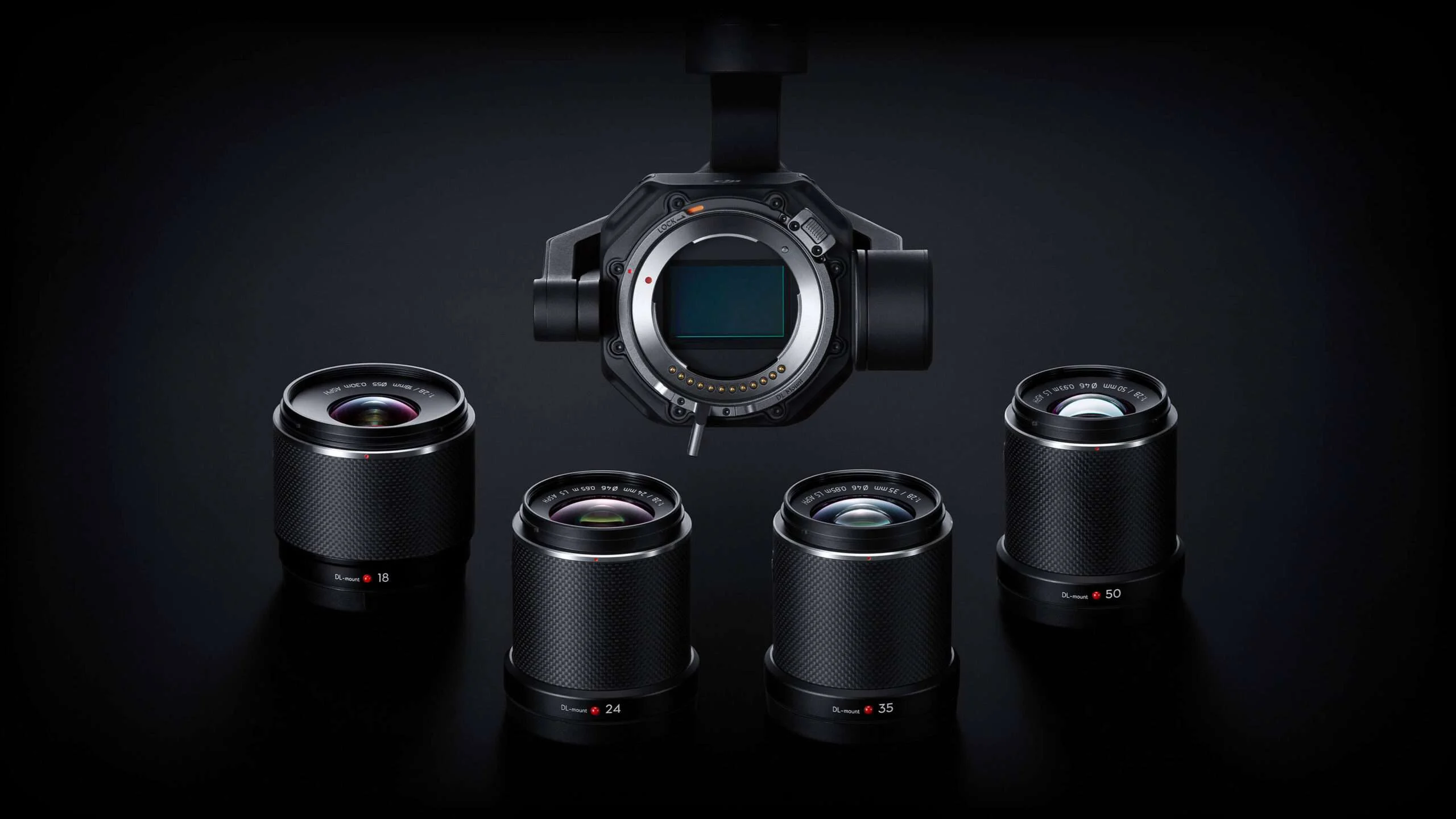 DJI Inspire 3 cinema drone - DL Mount Lenses