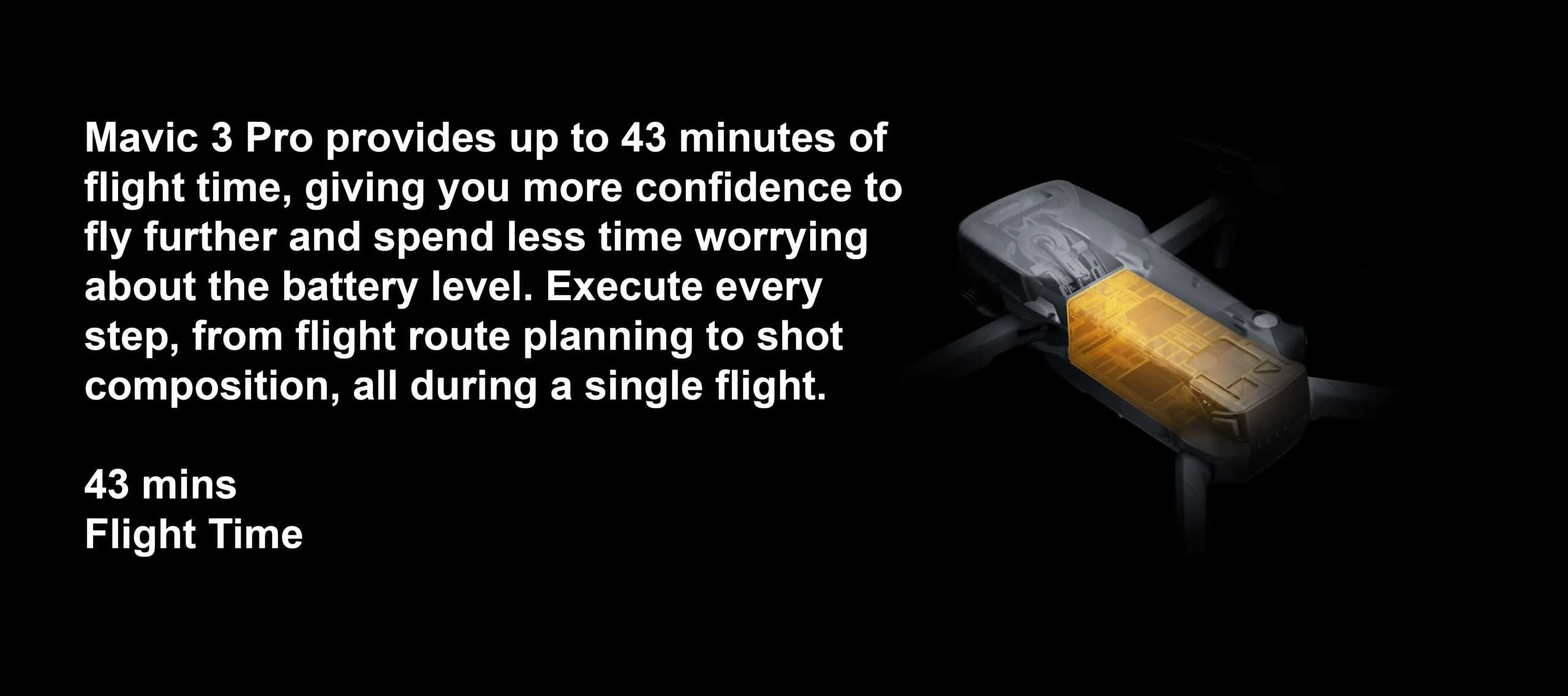 DJI Mavic 3 Pro drone - Extended Flight Time